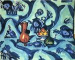 Still Life with Blue Tablecloth 1906